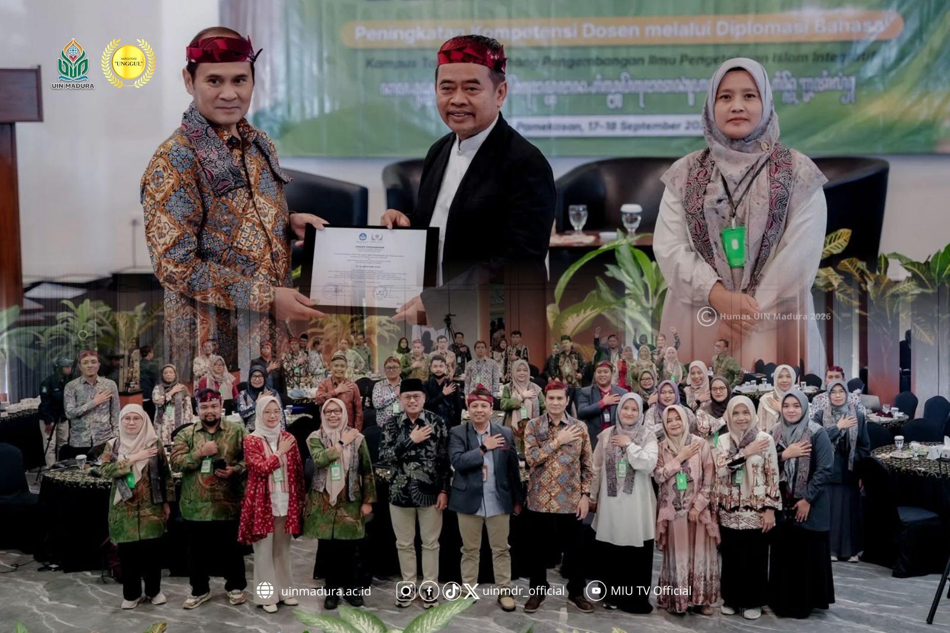UIN Madura Jadi Titik Temu Diplomasi Bahasa Indonesia