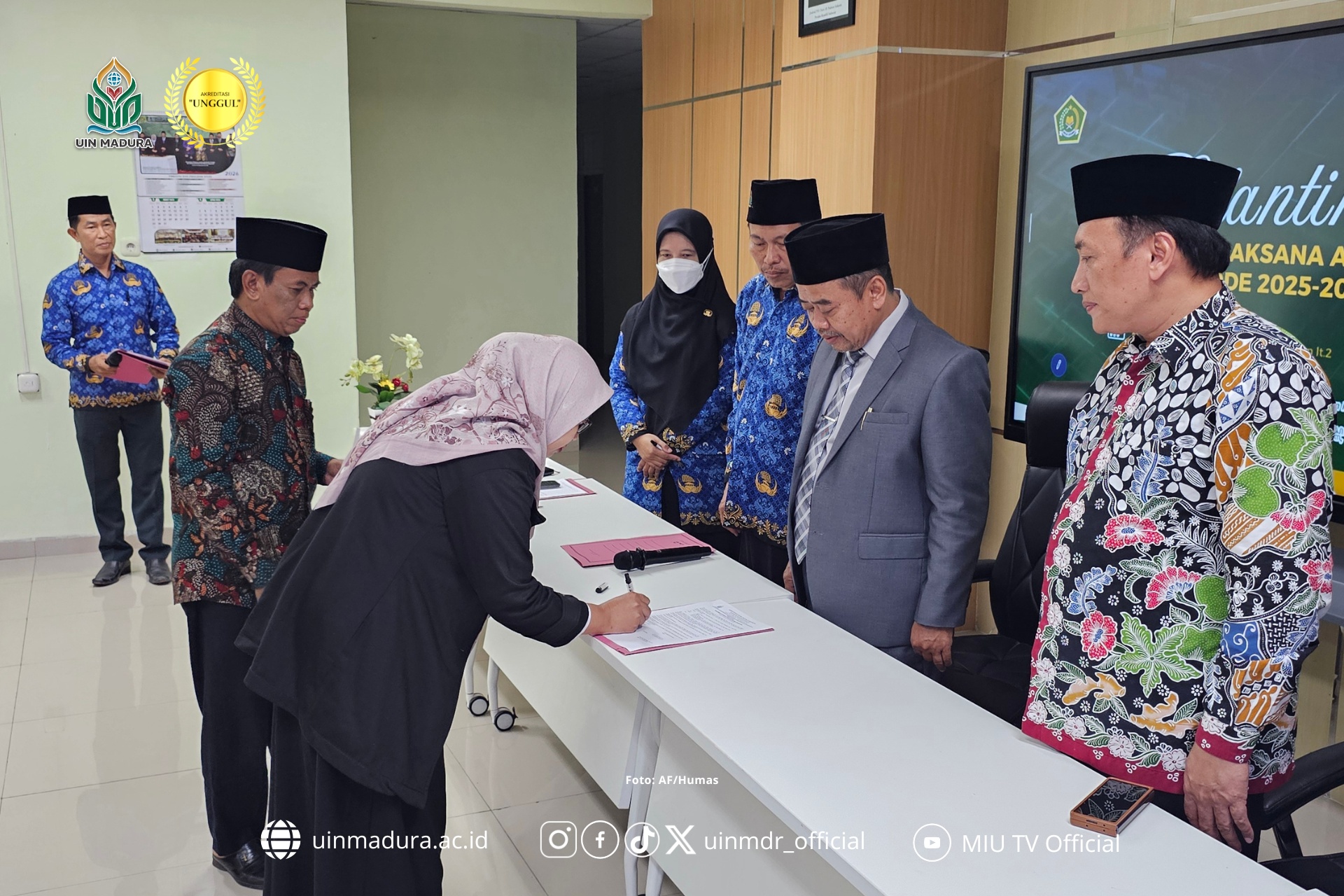 Lantik Ketua Program Studi Psikologi Islam, Rektor: Tekankan Tanggung Jawab dan Pengembangan Prodi