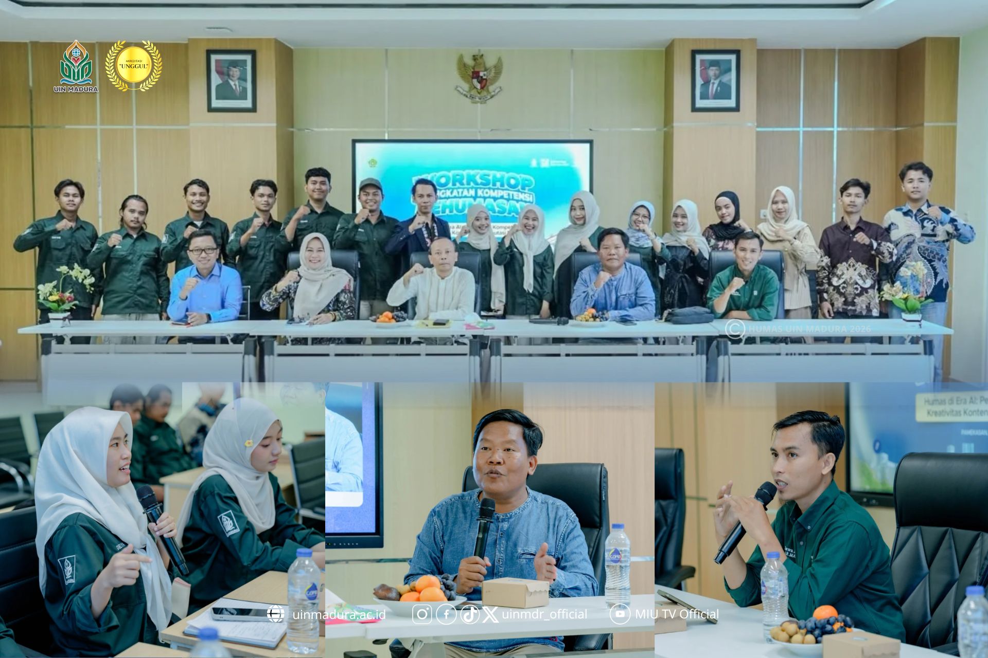 Bangun Reputasi Digital, UIN Madura Perkuat Kompetensi Jurnalistik dan Kreativitas Tim Humas