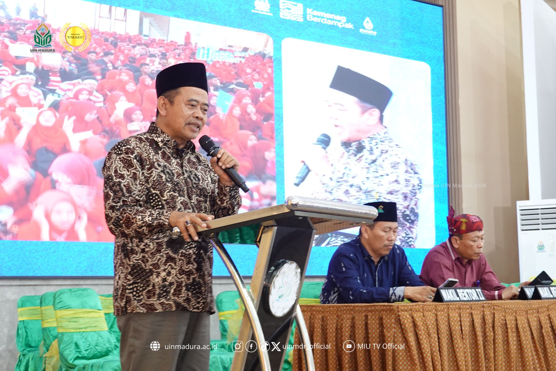 PBAK 2026 UIN Madura Resmi Ditutup, 1.407 Mahasiswa Dikukuhkan sebagai Sivitas Akademika