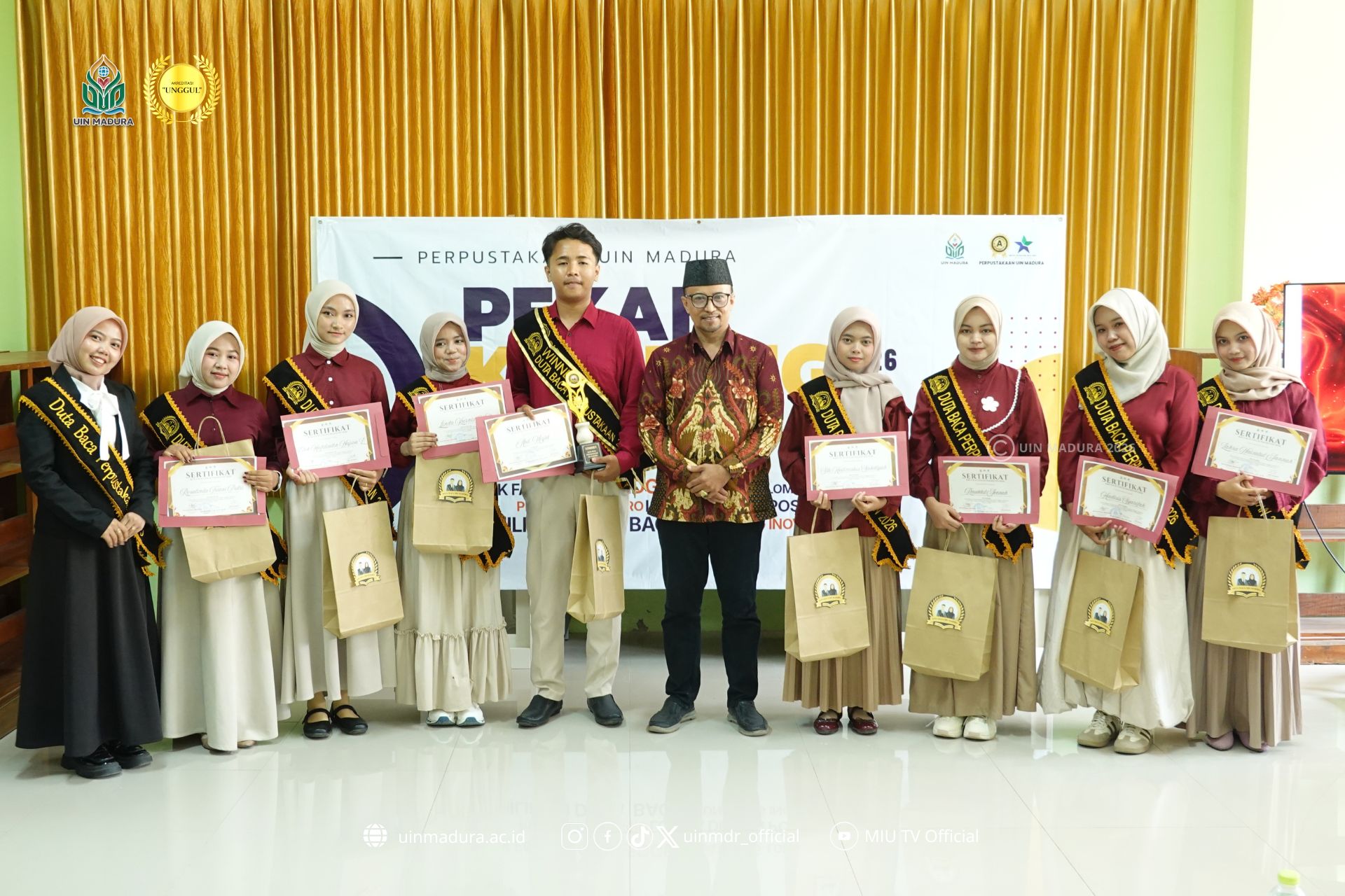 Pekan Kunjung 2026 Jadi Puncak Apresiasi Literasi dan Launching Inovasi Perpustakaan UIN Madura
