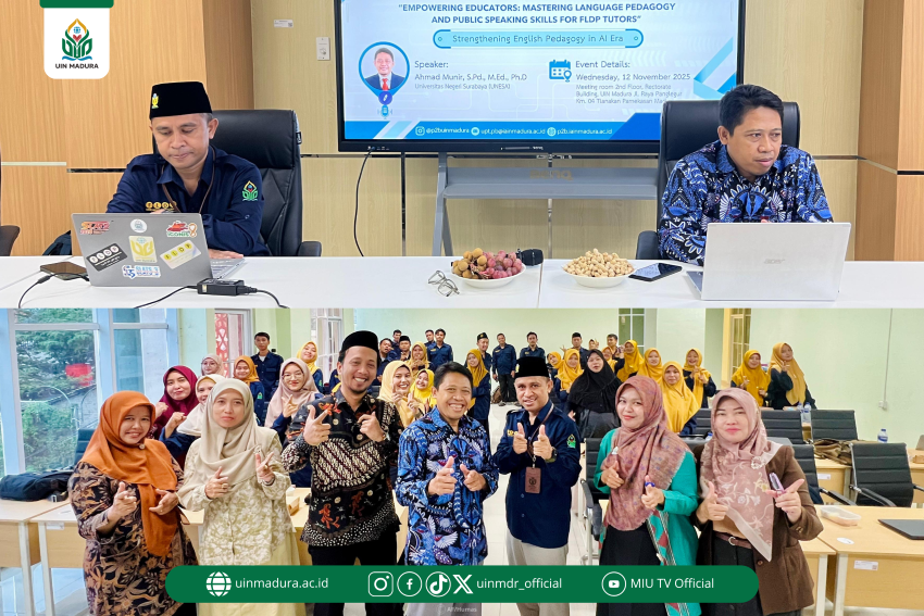 UPT Bahasa UIN Madura Tingkatkan Kapasitas Tutor Bahasa Inggris dan Arab Melalui Workshop Pembelajaran Berbasis AI