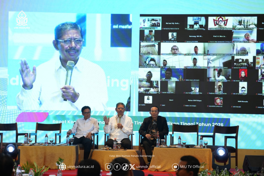 Rakor Pendidikan Tinggi Keagamaan Islam Digelar Hybrit, Bahas Ma’hadisasi PTKI Mulai 2026 dan Strategi Peningkatan Mutu