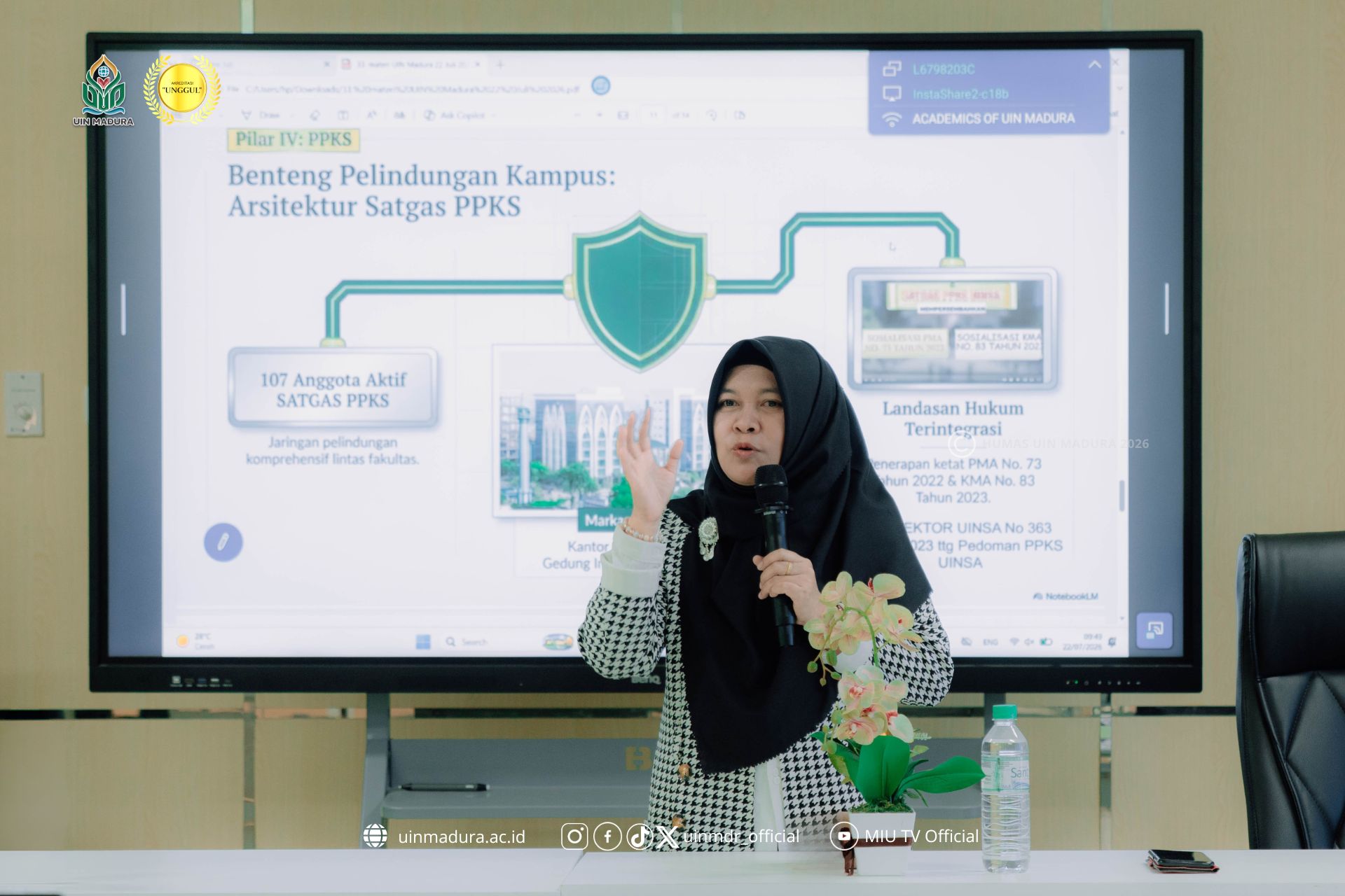 Talkshow PSGA UIN Madura Hasilkan Rekomendasi Penguatan Tata Kelola dan Pembentukan Satgas PPKS