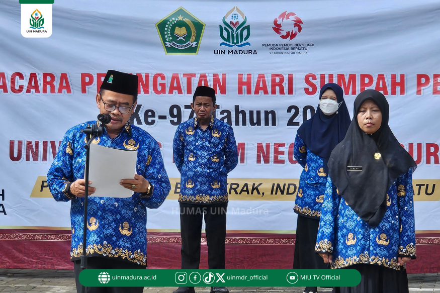 UIN Madura Gelar Upacara Hari Sumpah Pemuda ke-97: Rektor Ajak Generasi Muda Jadi Pelaku Perubahan di Era Digital