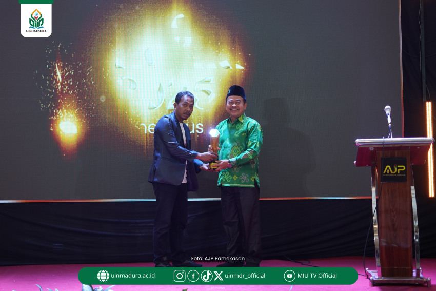 UIN Madura Raih Penghargaan “Madura Islamic University Excellence Transformation” dari AJP, Rektor: Ini Momentum Percepatan Mutu dan Rekognisi Internasional