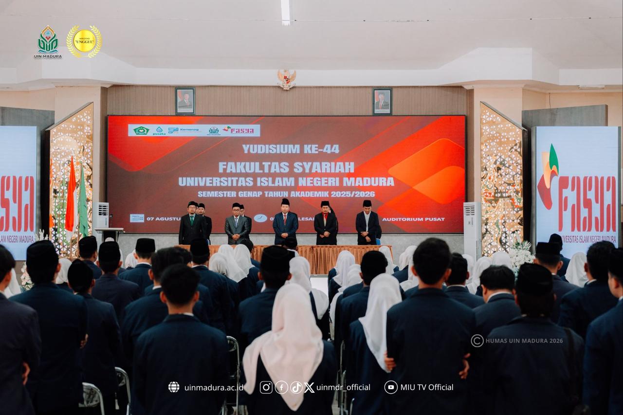 Yudisium ke-44, Fakultas Syariah UIN Madura Bekali Lulusan dengan Integrasi Syariah dan Hukum