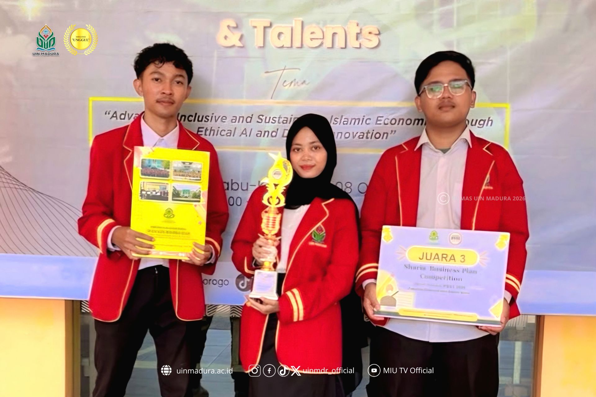 Mahasiswa UIN Madura Raih Juara III Business Plan pada IFEST 2026 di UIN Ponorogo