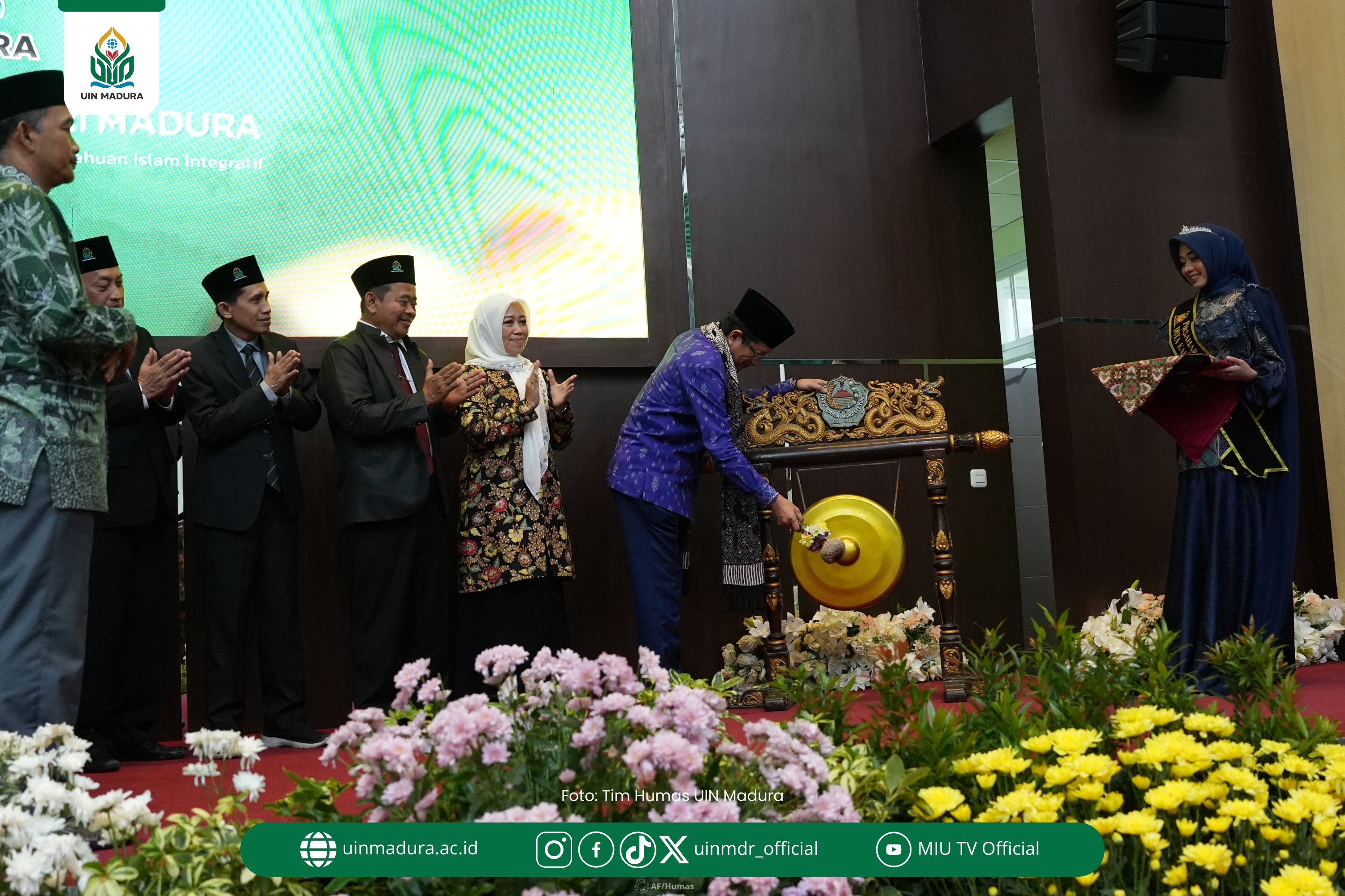 Menteri Agama RI Launching Alih Bentuk IAIN menjadi UIN Madura dan Penganugerahan Rekor MURI