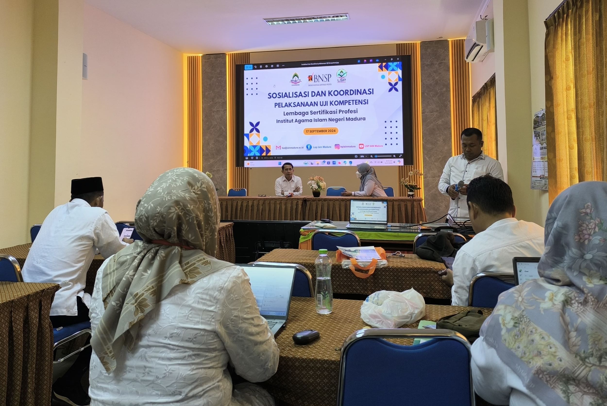 LSP IAIN Madura Gelar Sosialisasi dan Koordinasi Persiapan Uji Kompetensi Perdana, Fokus Tingkatkan Kualitas Lulusan Menuju Standar BNSP