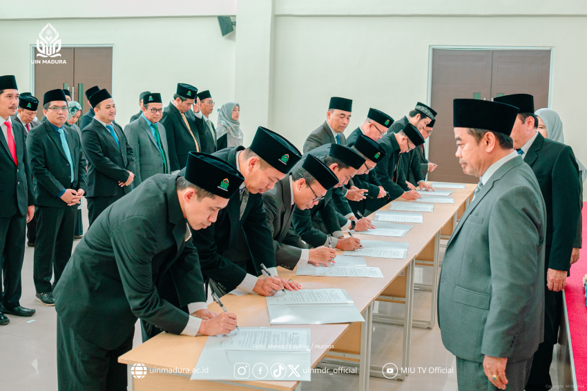 82 Pejabat Pelaksana Akademik UIN Madura Periode 2025–2027 Resmi Dilantik