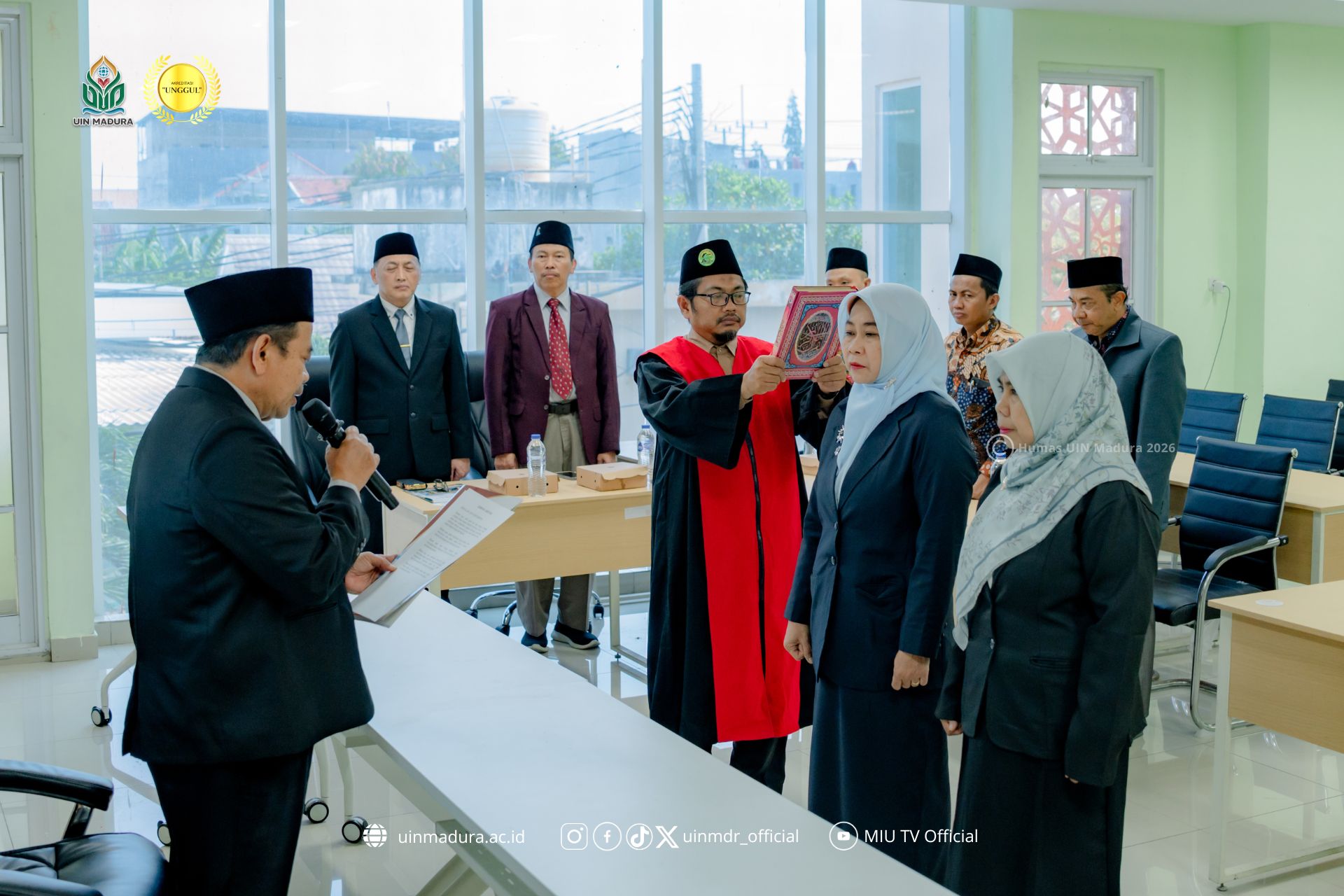 UIN Madura Lantik Pejabat Baru, Rektor Ingatkan Tanggung Jawab Pengembangan Kelembagaan