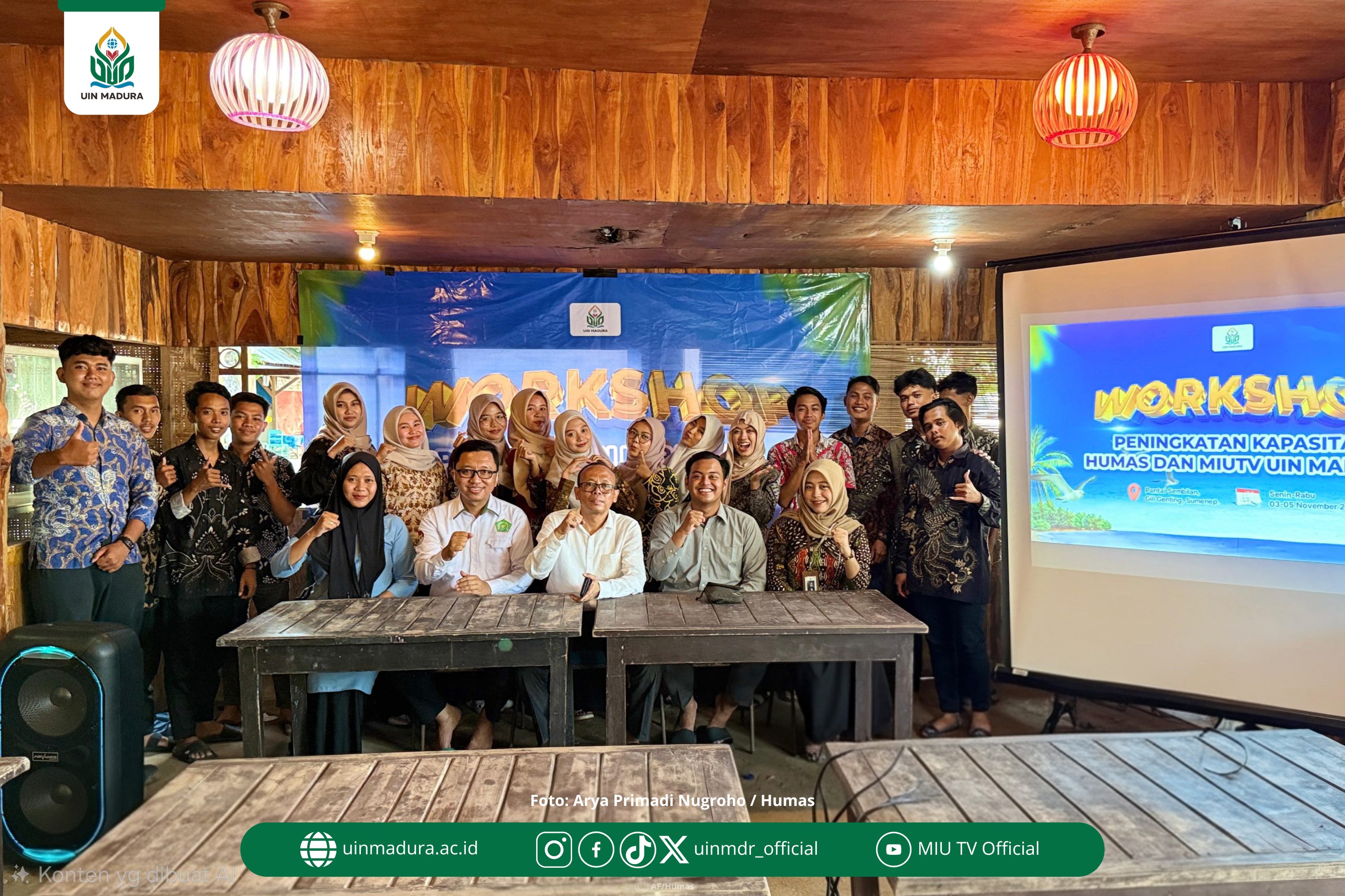 Workshop Peningkatan Kapasitas Humas dan MIU TV, Wakil Rektor III Tegaskan Komitmen Penguatan Media Internal UIN Madura