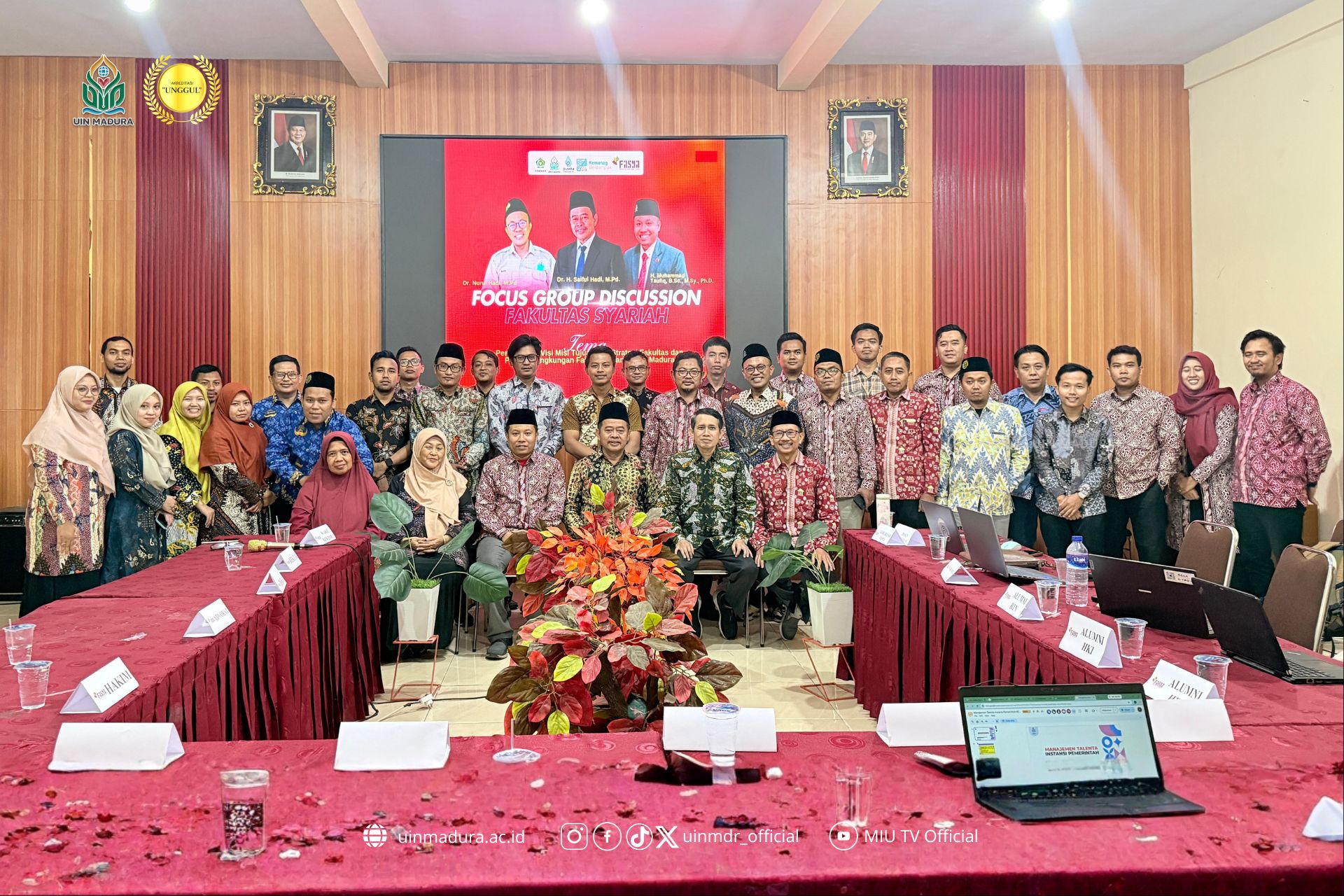 FGD Libatkan Alumni dan Mitra, Fakultas Syariah UIN Madura Susun VMTS Menuju Kampus Berdaya Saing Global