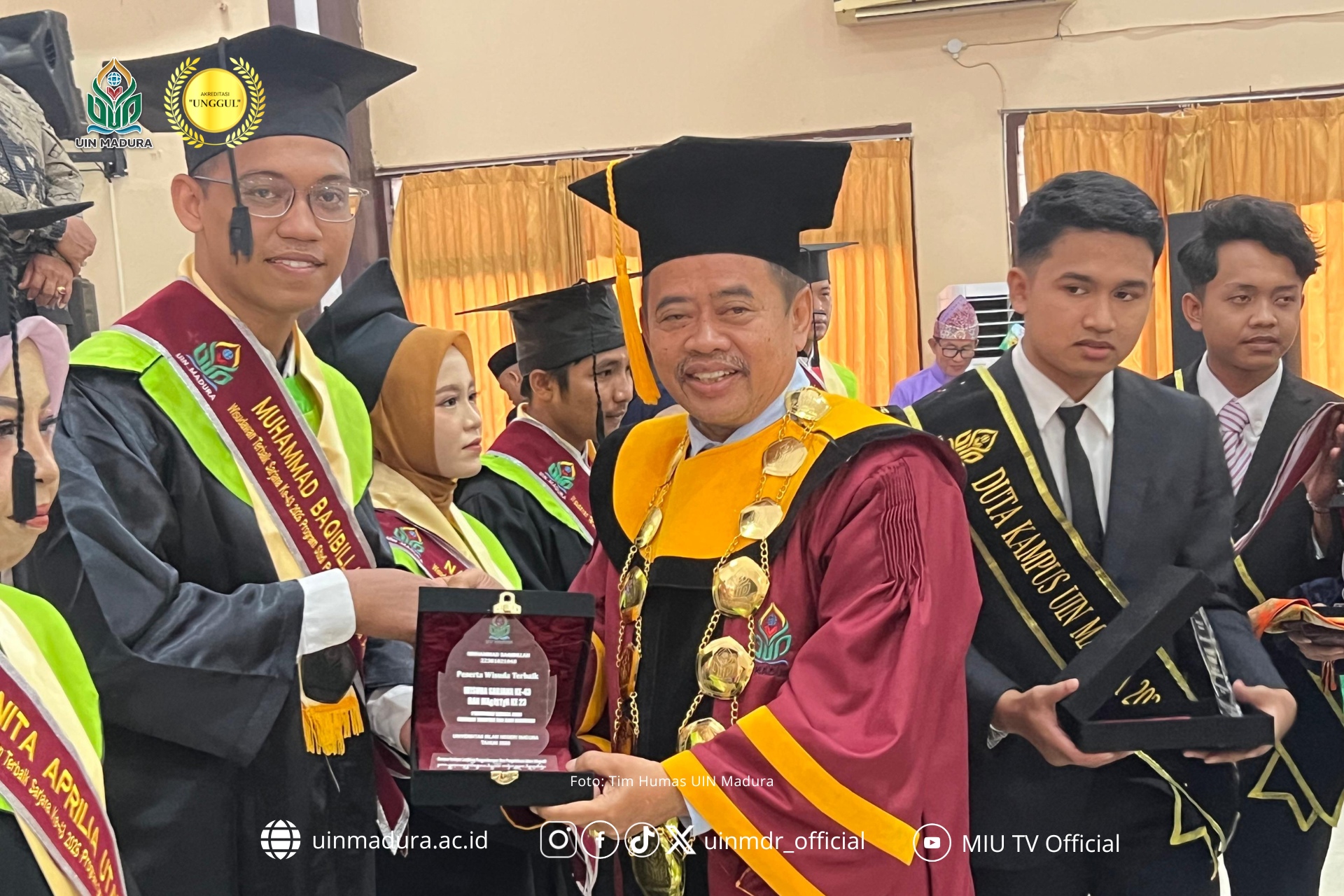 Mahasiswa Asal Surabaya, Muhammad Baqibillah Raih Predikat Wisudawan Terbaik Prodi PBA UIN Madura