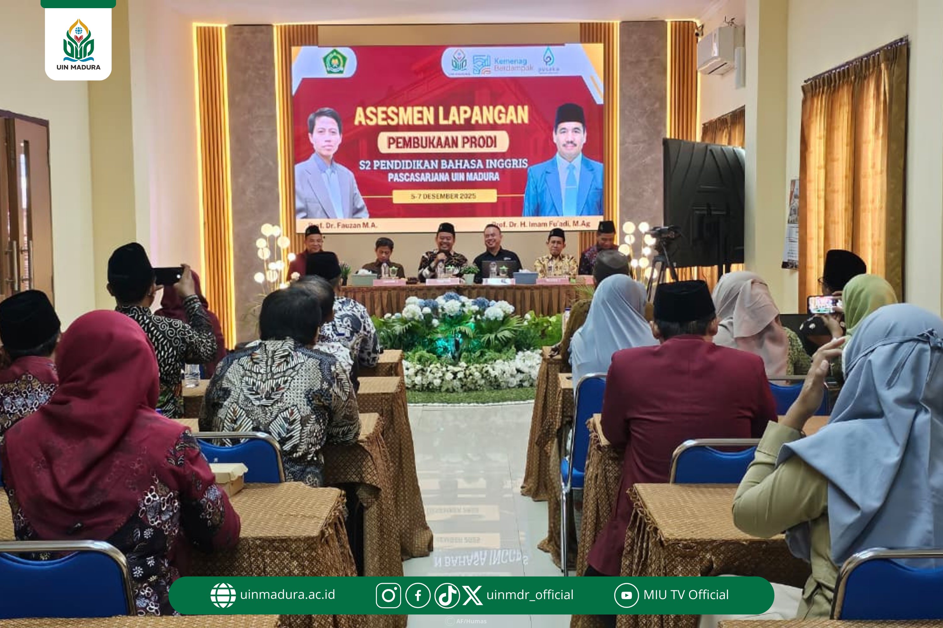 S2 Tadris Bahasa Inggris Segera Hadir, UIN Madura Jalani Asesmen Lapangan