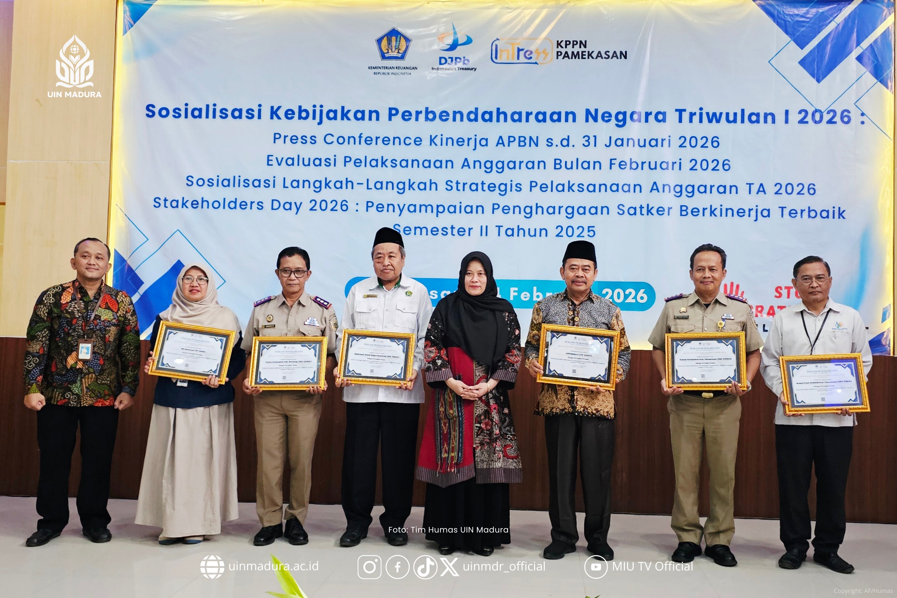 UIN Madura Raih Peringkat Pertama Implementasi CMS Terbaik Kabupaten Pamekasan