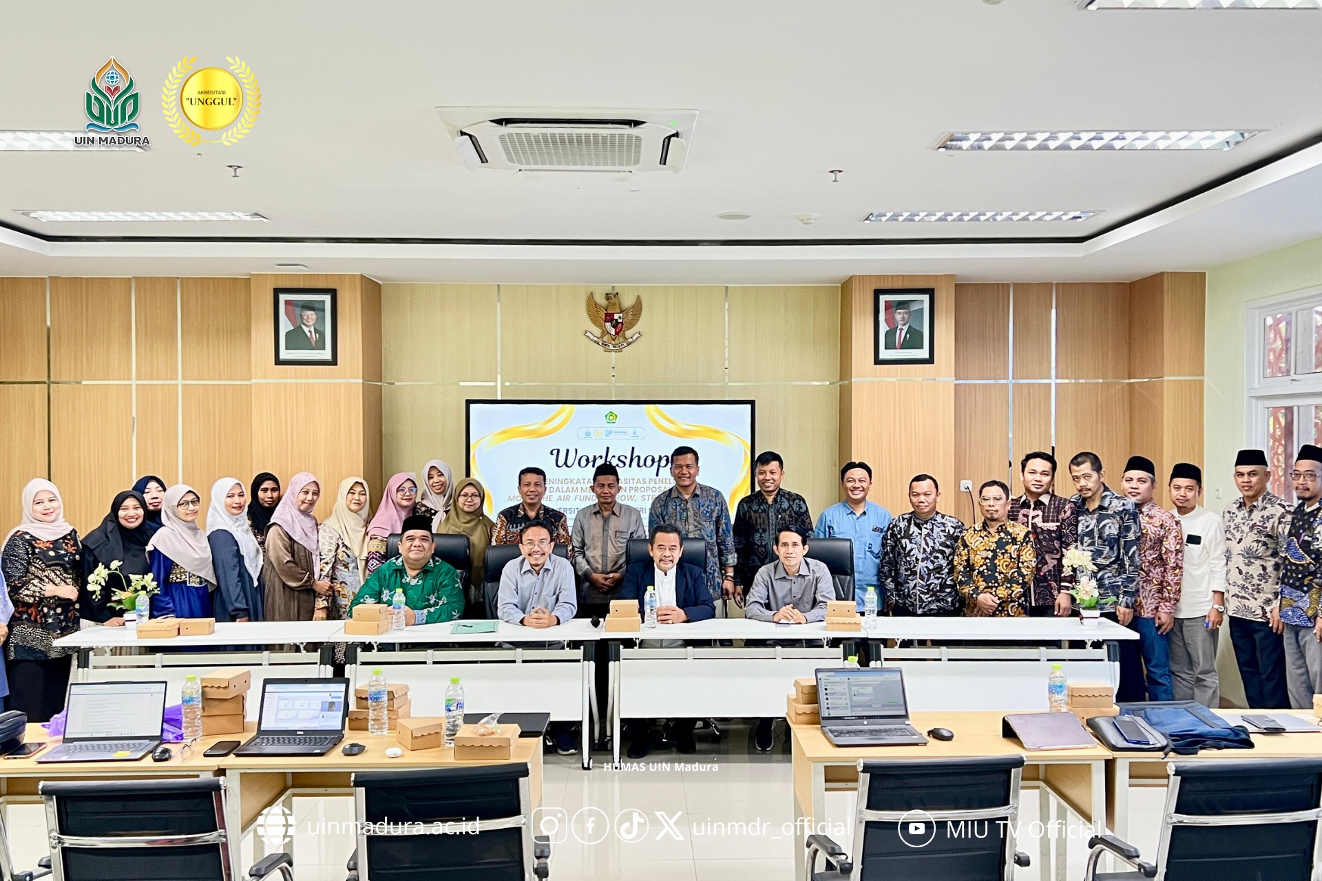 UIN Madura Gelar Workshop Penyusunan Proposal MORA The AIR Funds, Rektor Targetkan 30 Proposal Lolos