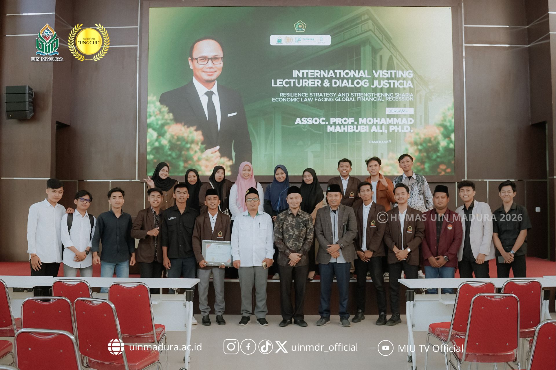Prodi Hukum Ekonomi Syariah Hadirkan Akademisi Internasional, Bahas Ketahanan Ekonomi Syariah di Tengah Krisis Ekonomi Global