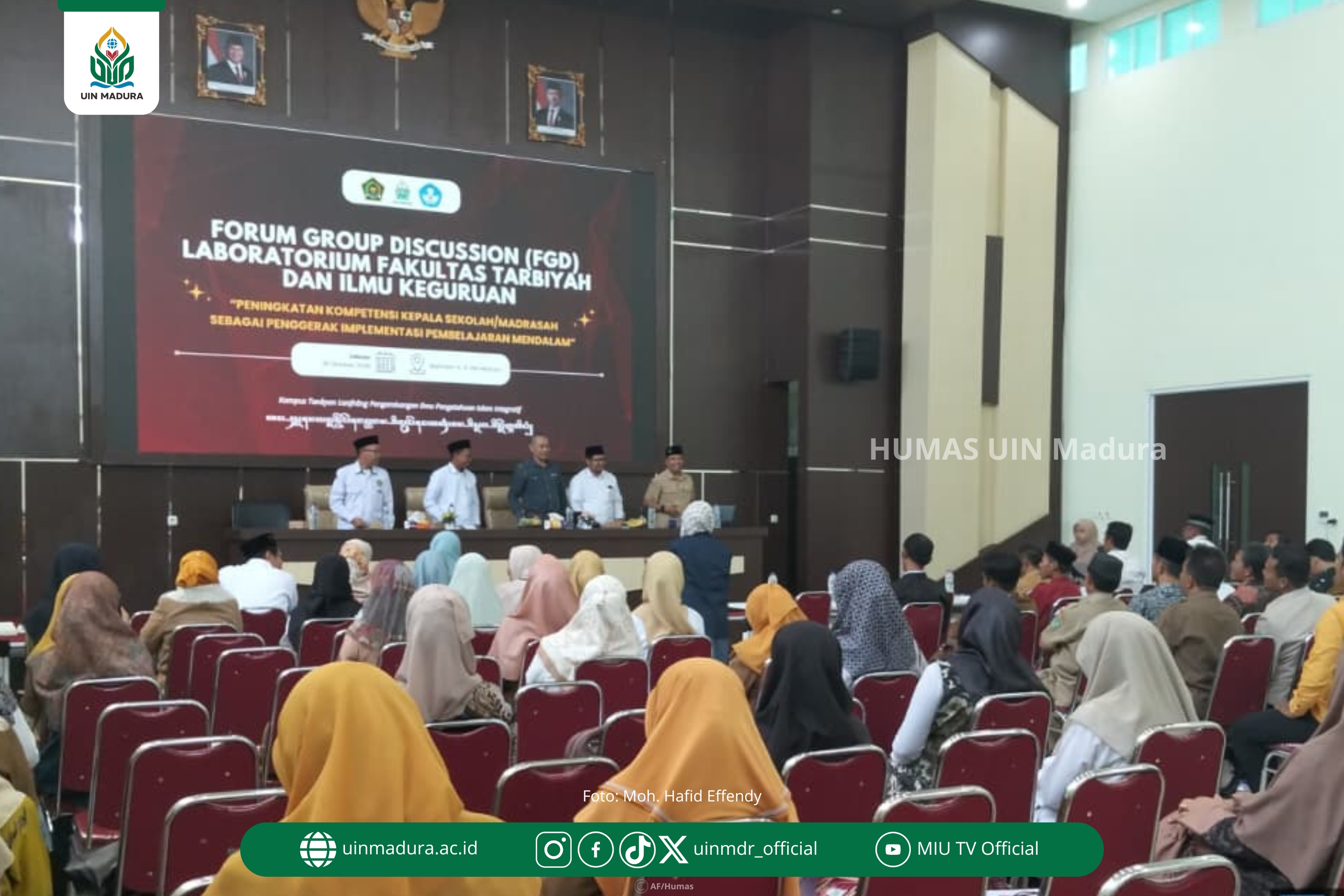 FGD Laboratorium Tarbiyah UIN Madura: Meningkatkan Kompetensi Kepala Sekolah/Madrasah Mitra