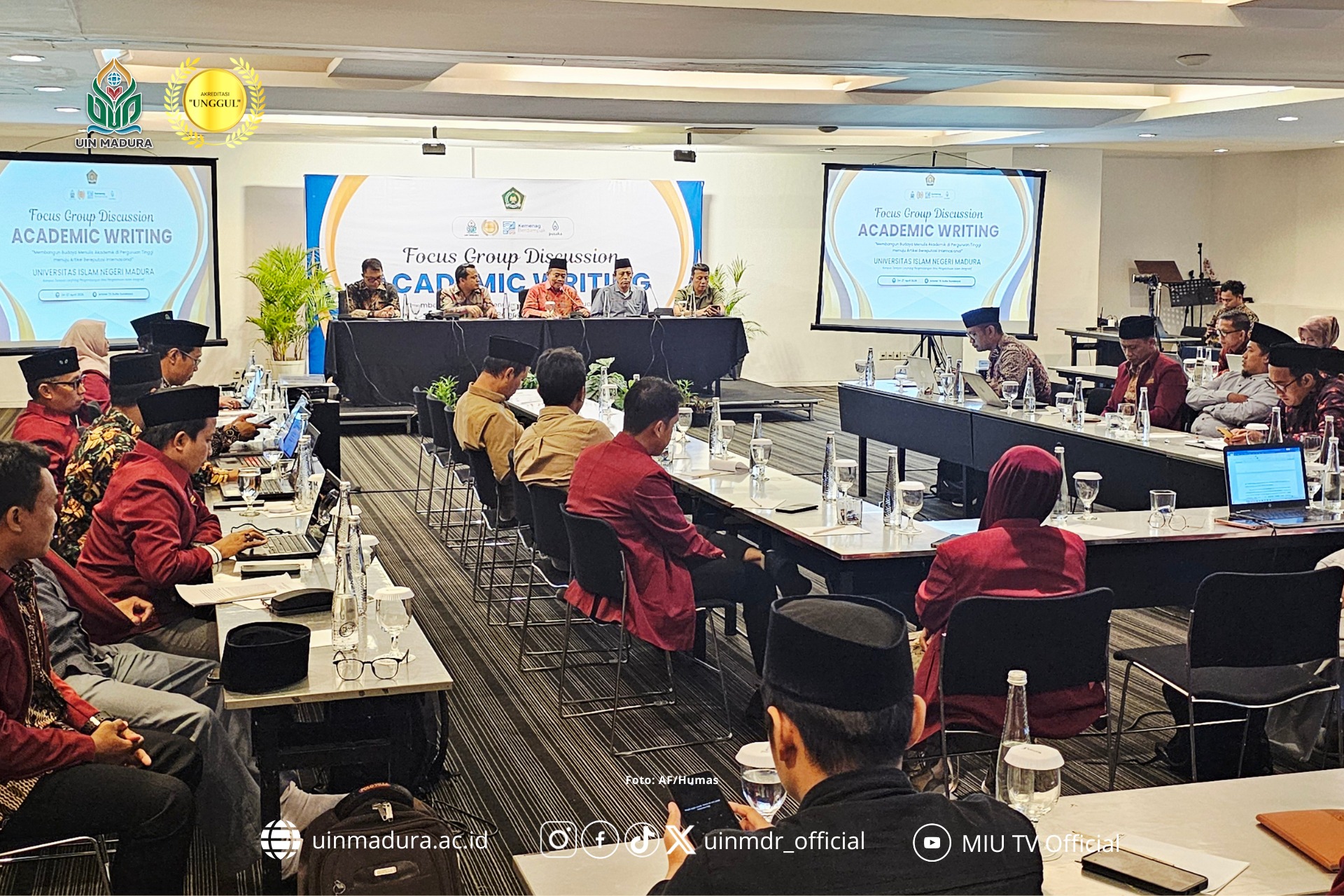 UIN Madura Gelar FGD Academic Writing, Dorong Mahasiswa Doktor Tembus Publikasi Internasional