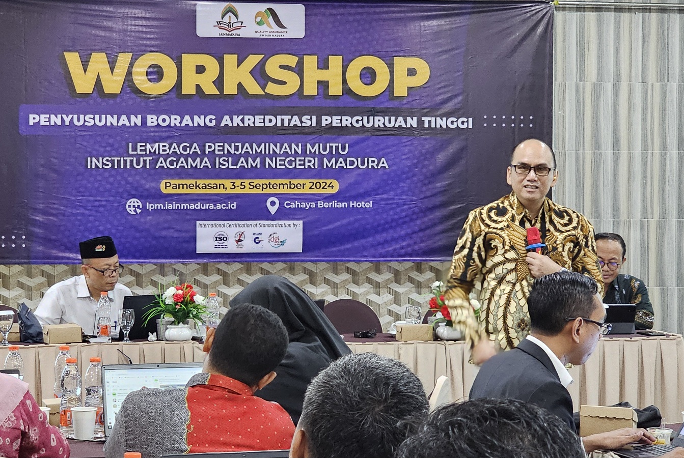 IAIN Madura Gelar Workshop Penyusunan Borang Akreditasi Perguruan Tinggi untuk Raih Predikat Unggul