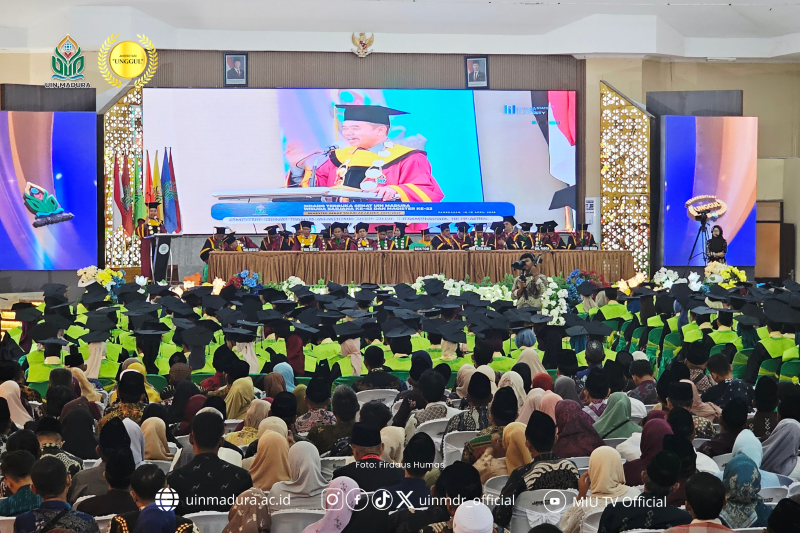 UIN Madura Jadi Kampus Tujuan Beasiswa BIB - LPDP, Rektor Sampaikan pada Momen Wisuda Ke-42