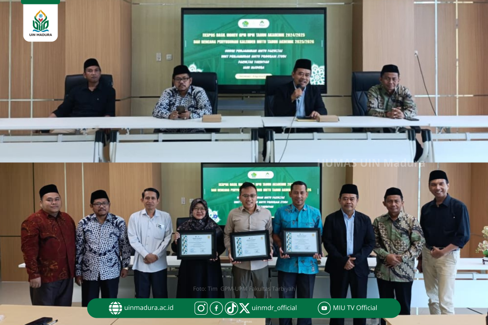 Fakultas Tarbiyah UIN Madura Gelar Ekspose Hasil Monev dan Susun Kalender Mutu Akademik 2025–2026