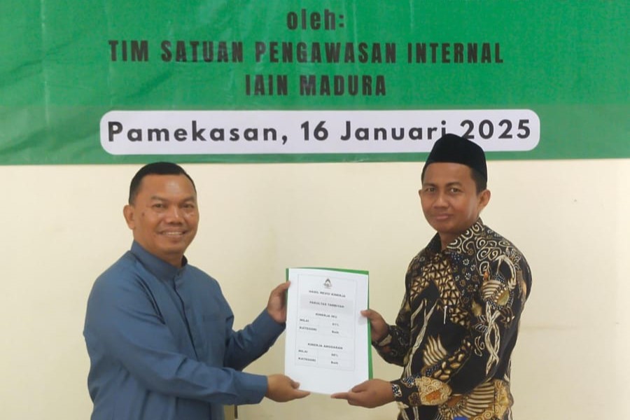 Fakultas Tarbiyah IAIN Madura Raih Predikat Kinerja Membanggakan dalam Review IKU oleh SPI