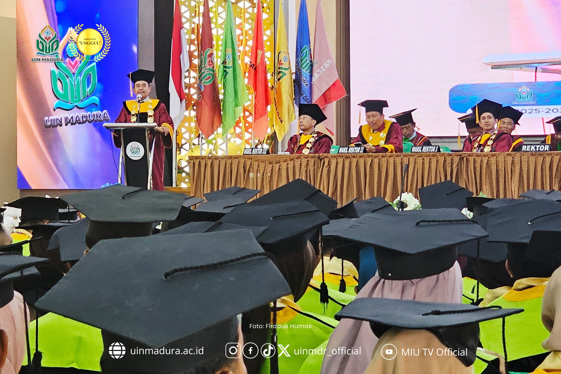 Wisuda Hari Kedua, UIN Madura Resmi Kukuhkan 377 Lulusan Sarjana dan Magister