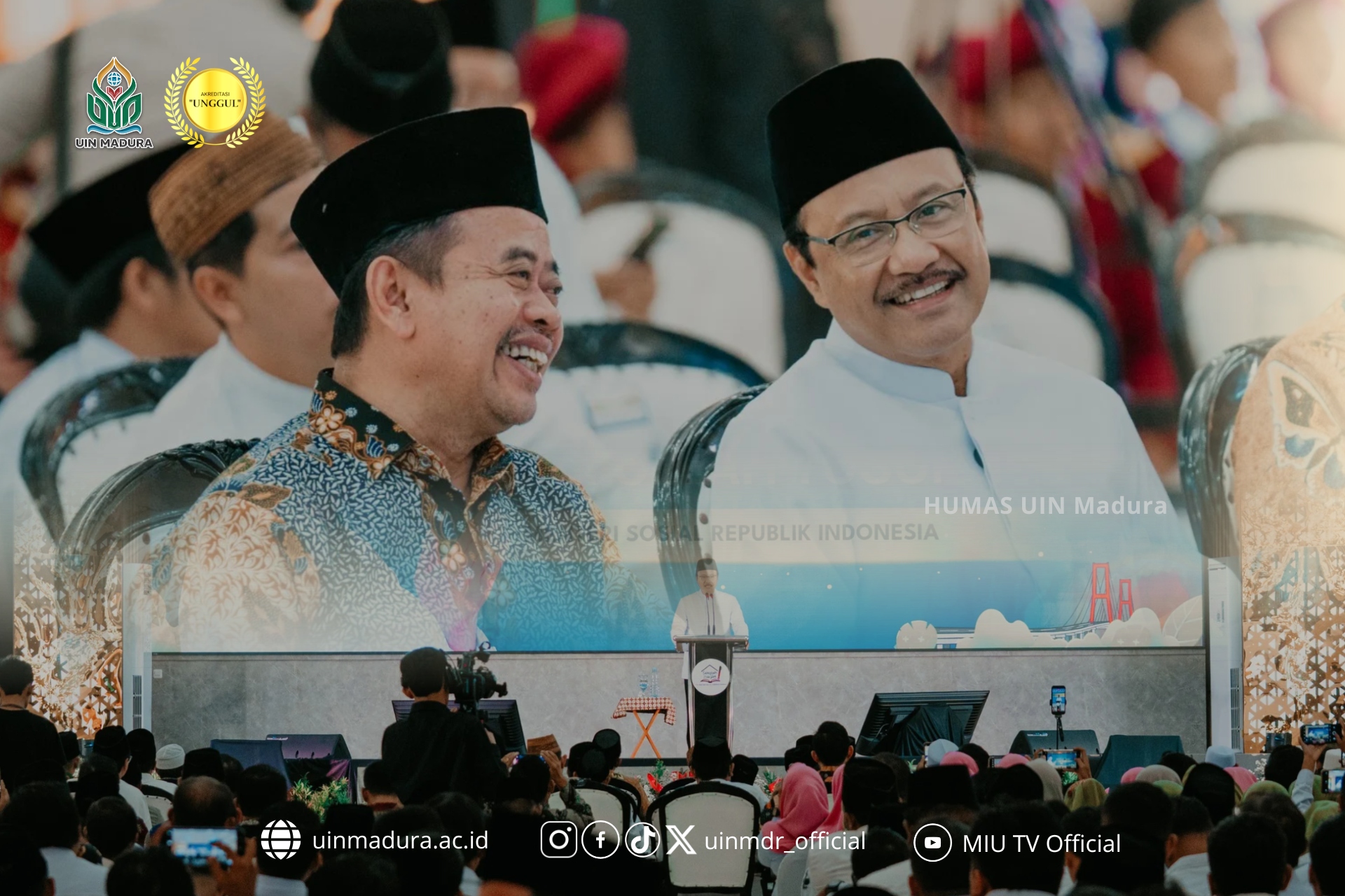 Mensos Saifullah Yusuf Kunjungi UIN Madura, Bahas Penguatan Sekolah Rakyat untuk Kemandirian Ekonomi