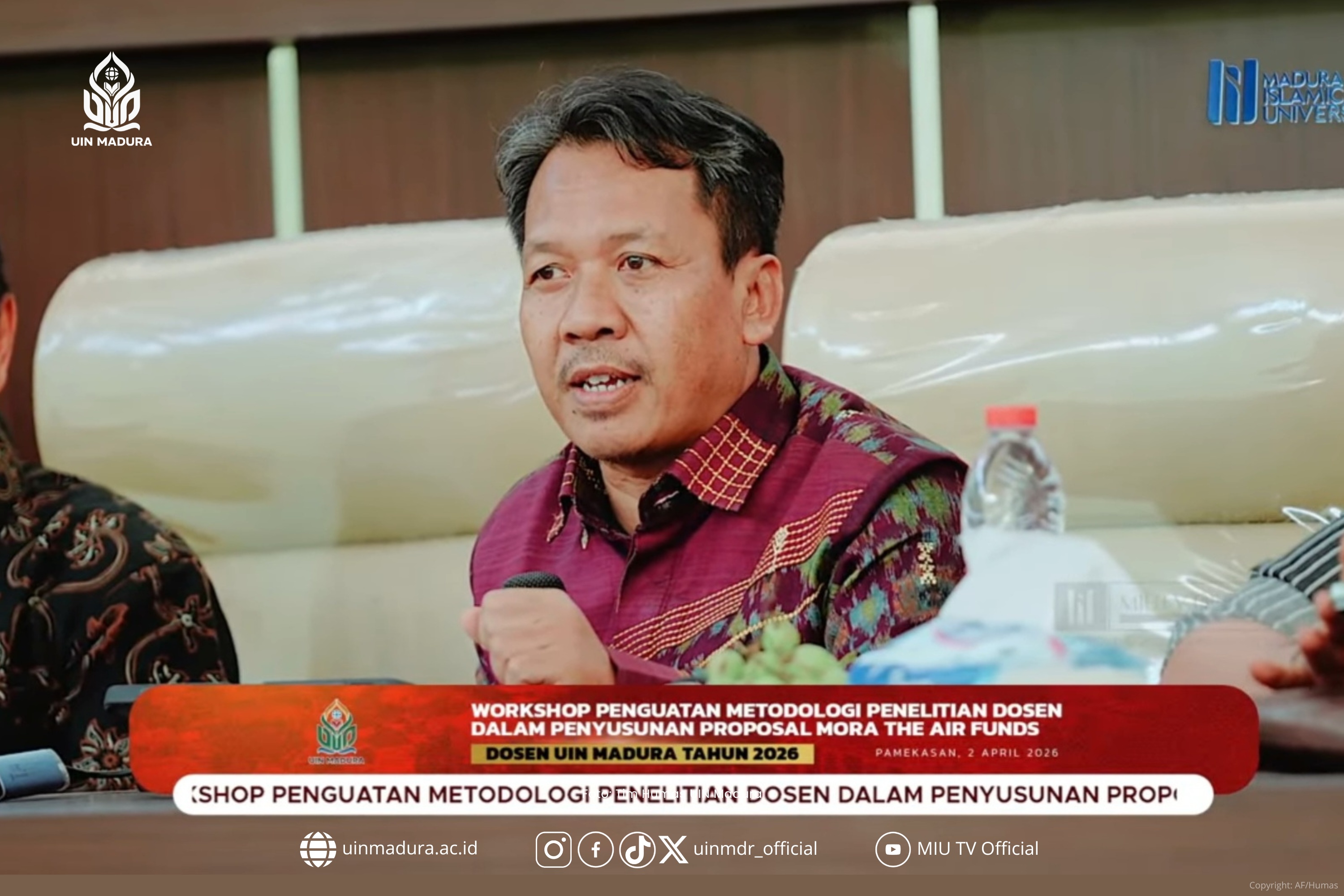 UIN Madura Perkuat Kualitas Riset Dosen, Workshop MORA The Air Funds Dorong Proposal Berdaya Saing