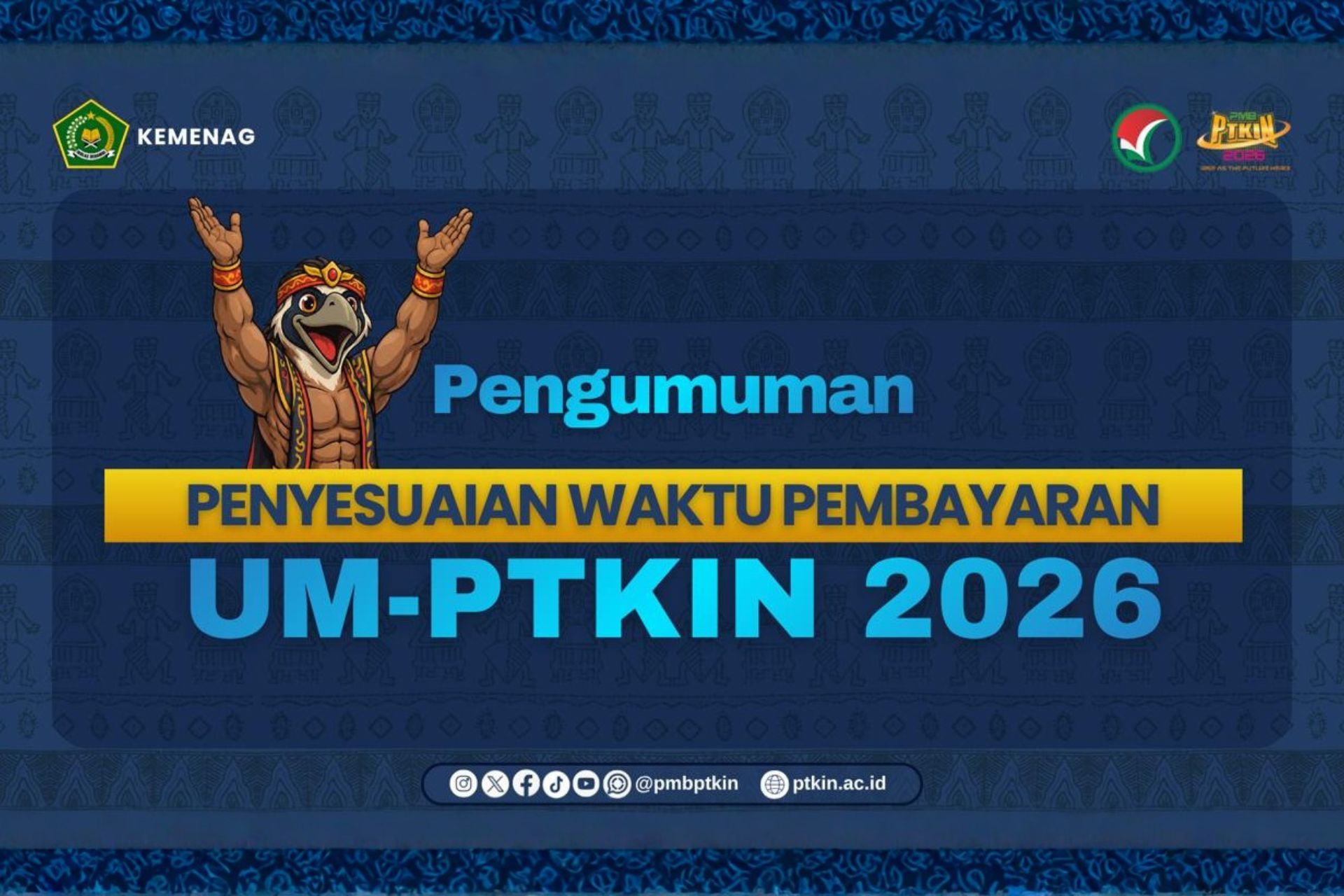 Jangan Panik, Panitia Pusat Beri Waktu Penyesuaian Pembayaran UM-PTKIN 2026