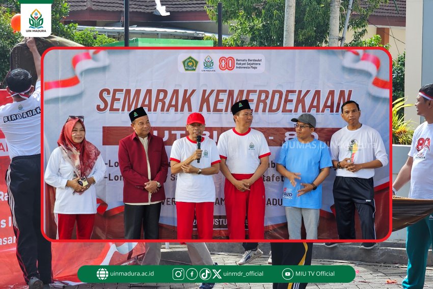 Dari Voli Sarung hingga Hias Tumpeng, UIN Madura Rayakan HUT RI ke-80