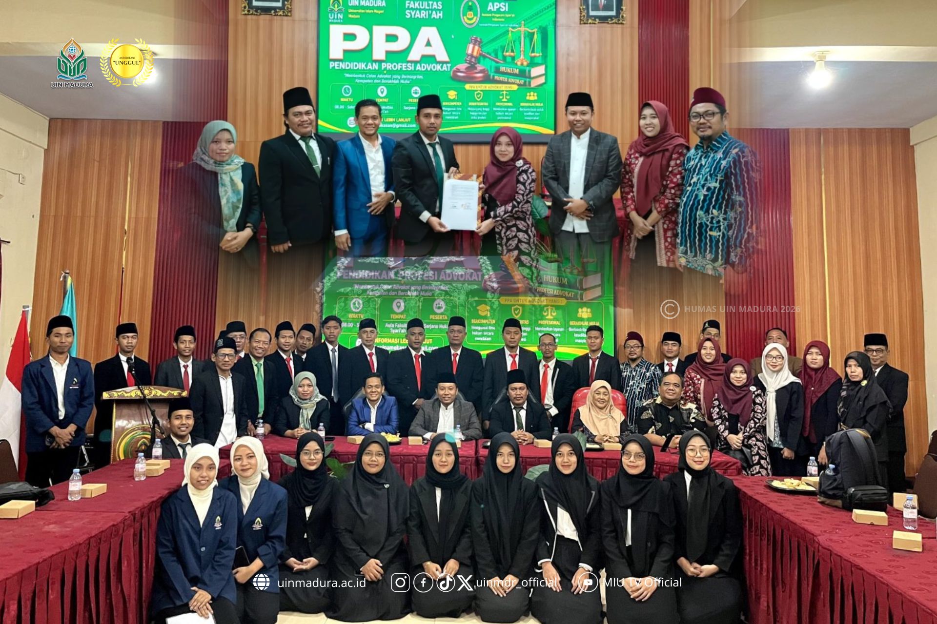 Rektor Apresiasi Kolaborasi Fakultas Syariah dan APSI dalam Mencetak Advokat Berintegritas dan Profesional