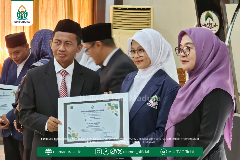 594 Mahasiswa Fakultas Tarbiyah UIN Madura Resmi Dikukuhkan sebagai Sarjana Pendidikan