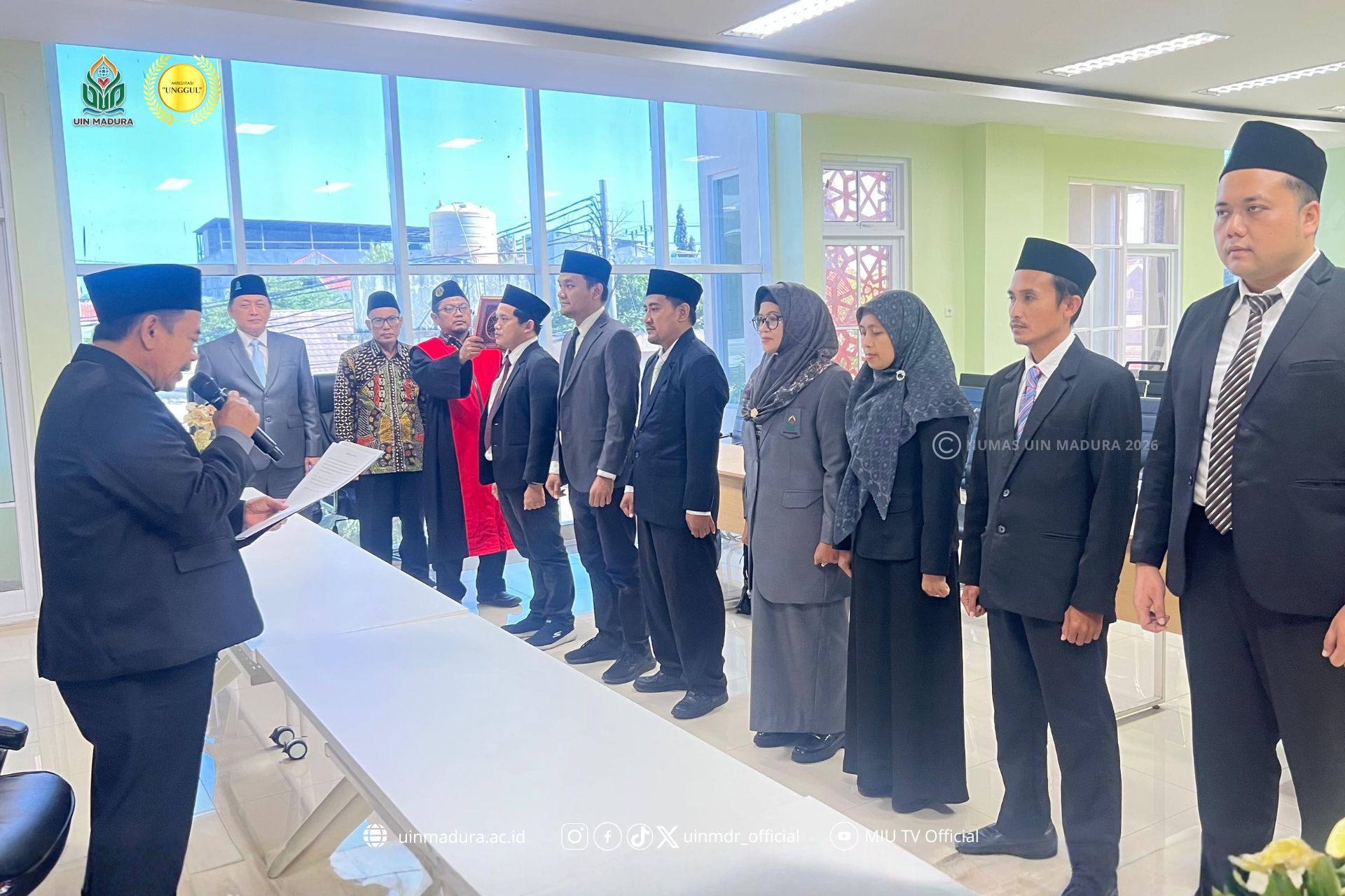 Tujuh Pejabat Pelaksana Akademik Resmi Dilantik, Perkuat Mutu Akademik UIN Madura