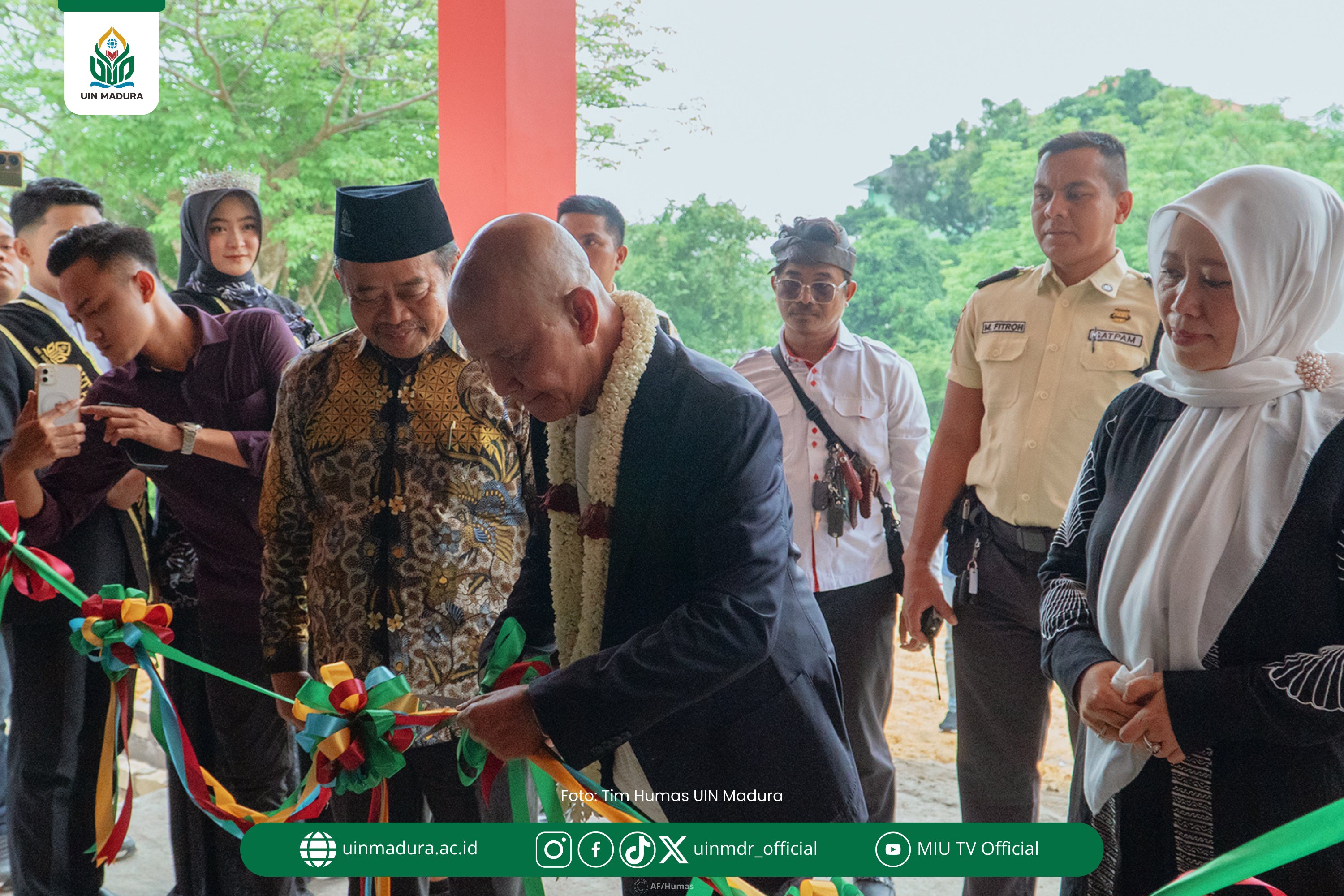 GOR MH Said Abdullah UIN Madura Diresmikan, MH Said Abdullah Titipkan Pesan Integritas dan Keislaman
