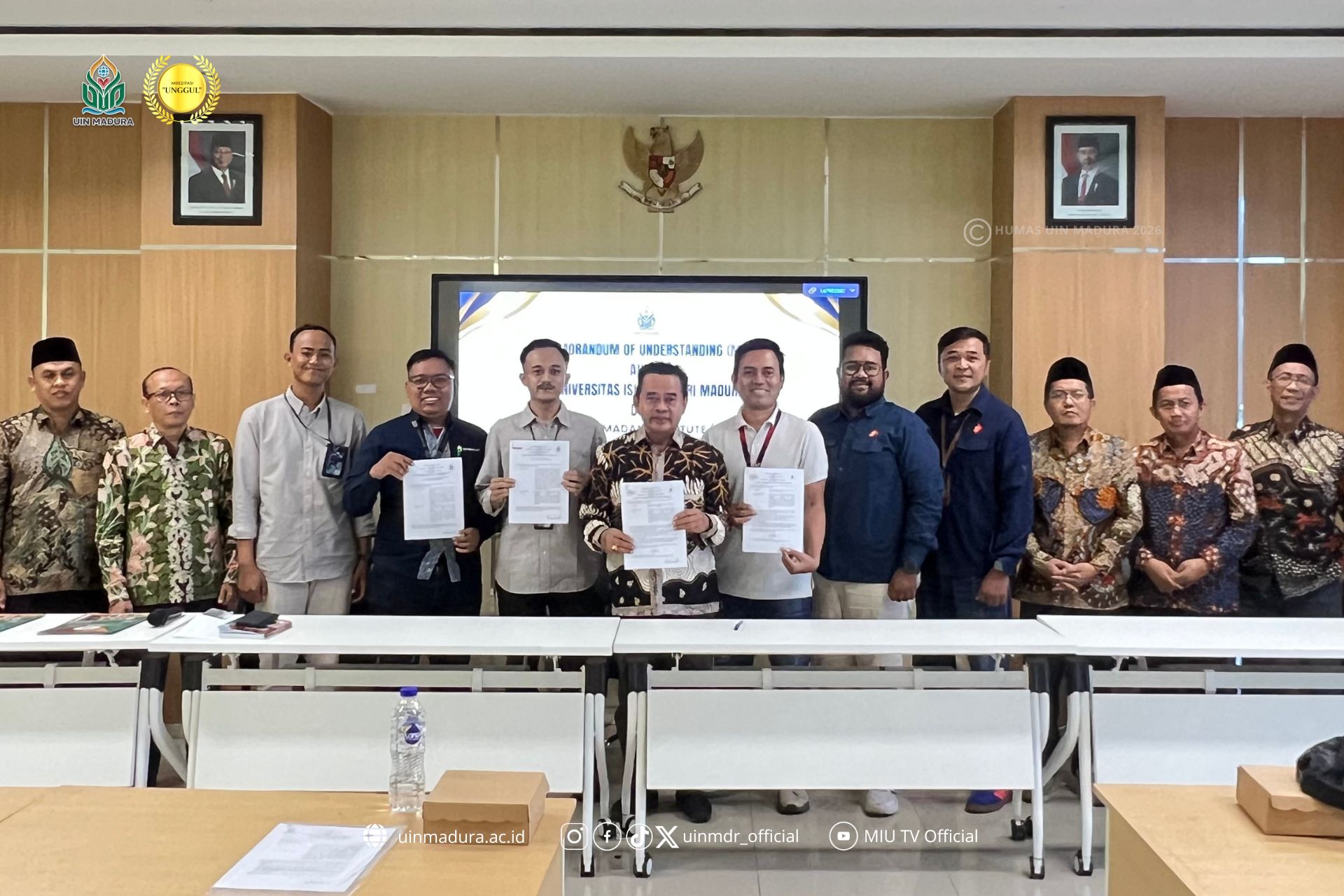 UIN Madura Perkuat Kolaborasi Dunia Industri melalui Penandatanganan MoU dengan Tiga Perusahaan