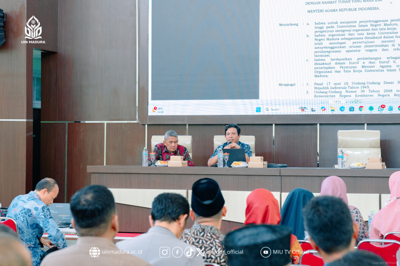 UIN Madura Perkuat Tata Kelola Kelembagaan melalui Penyusunan dan Peremajaan Data UNOR