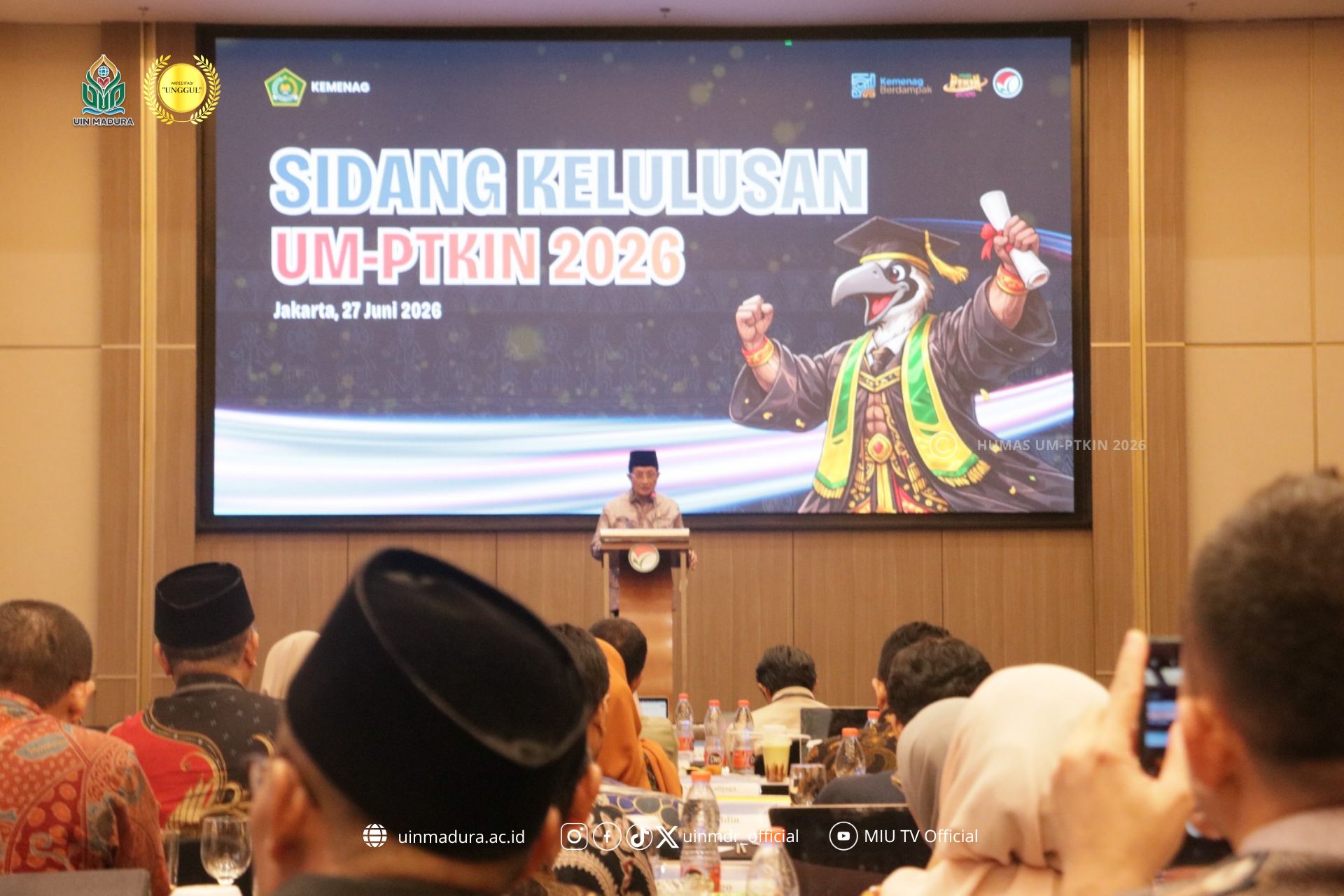 Lolos Masuk PTKIN, Menag: Gerbang Utama Cetak Generasi Unggul dan Moderat