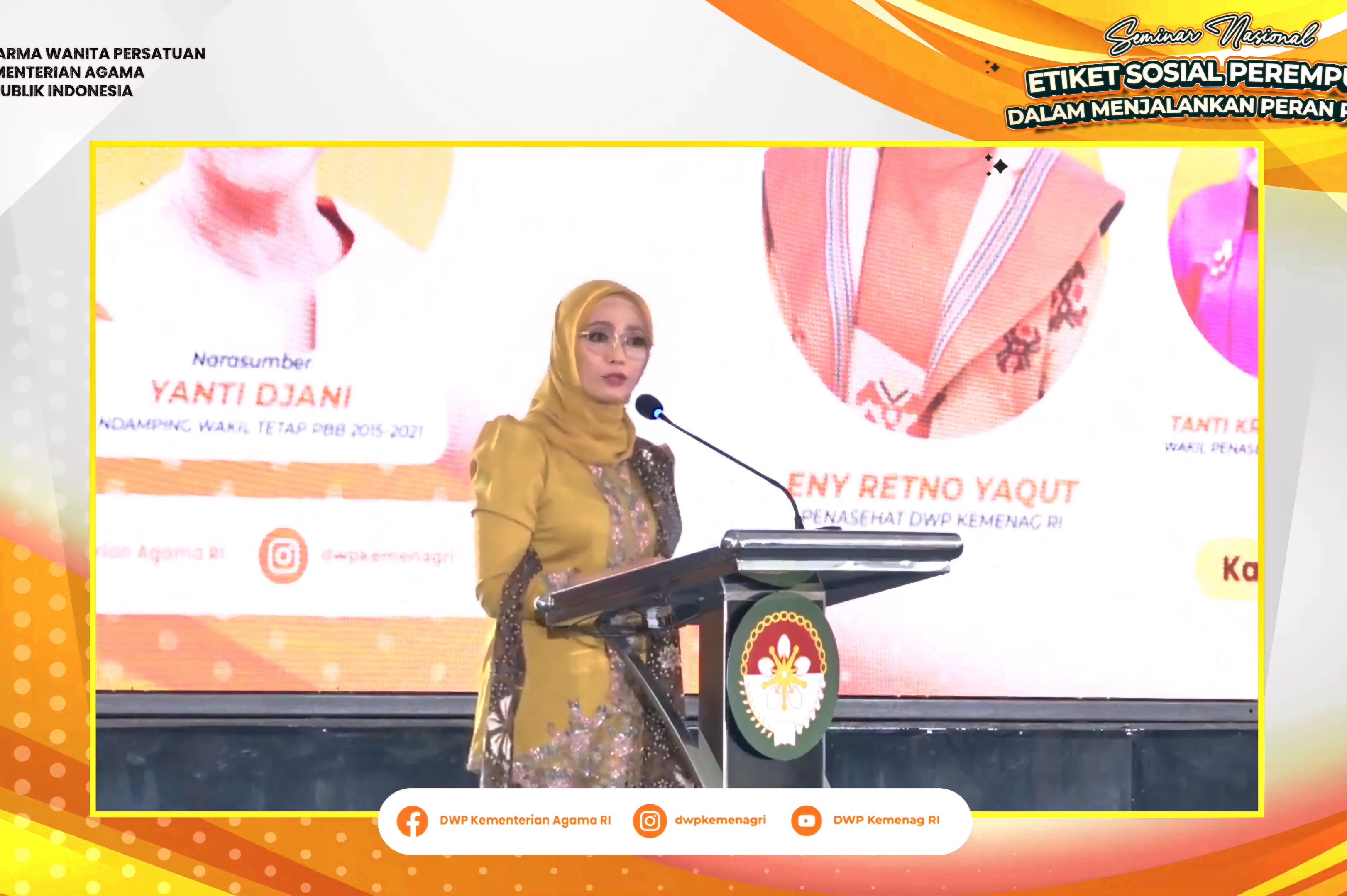 Ketua DWP IAIN Madura Hadiri Seminar Nasional: Menguatkan Peran Perempuan dalam Publik dan Keluarga