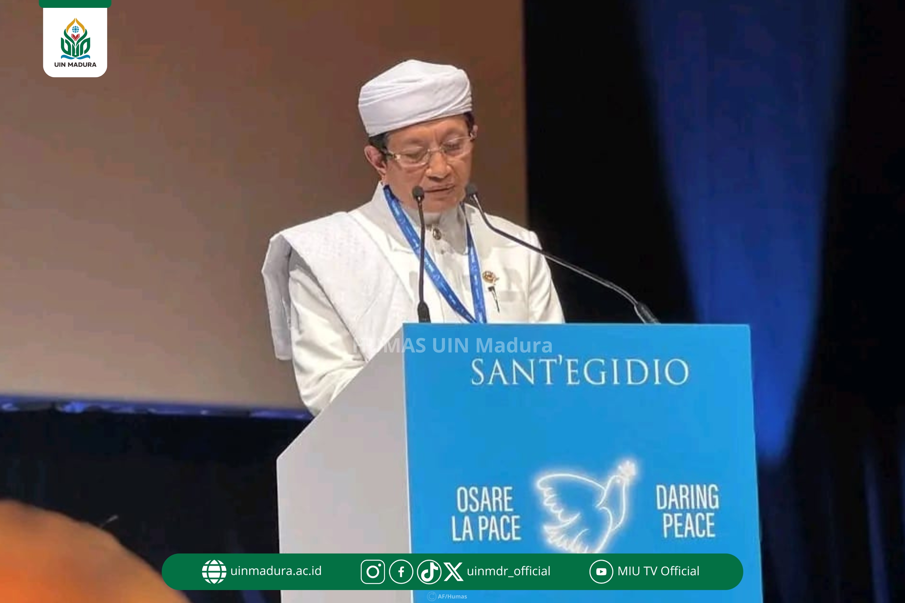 Nasaruddin Umar Layak Diusulkan Penerima Nobel Perdamaian