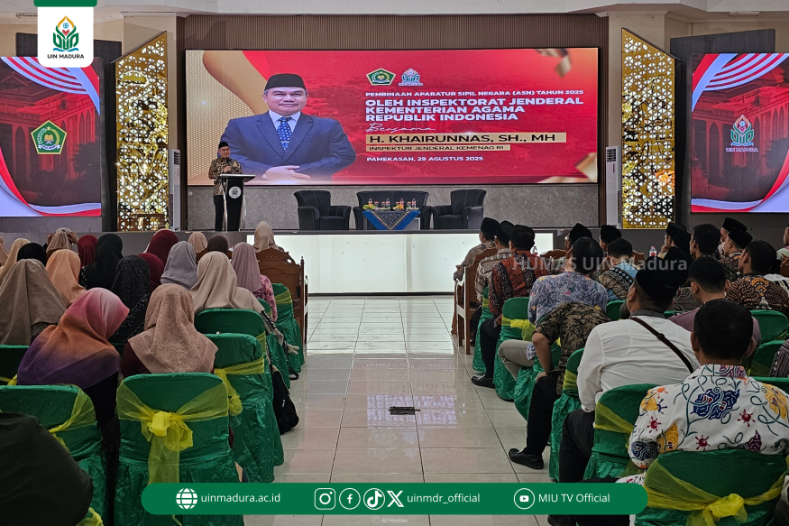 Pembinaan ASN 2025: Inspektur Jenderal Kemenag RI Tekankan Penguatan Tata Kelola ASN di UIN Madura