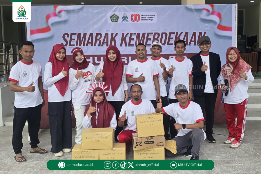 Biro AUAK Rektorat UIN Madura Raih Juara Umum Lomba HUT RI Ke-80