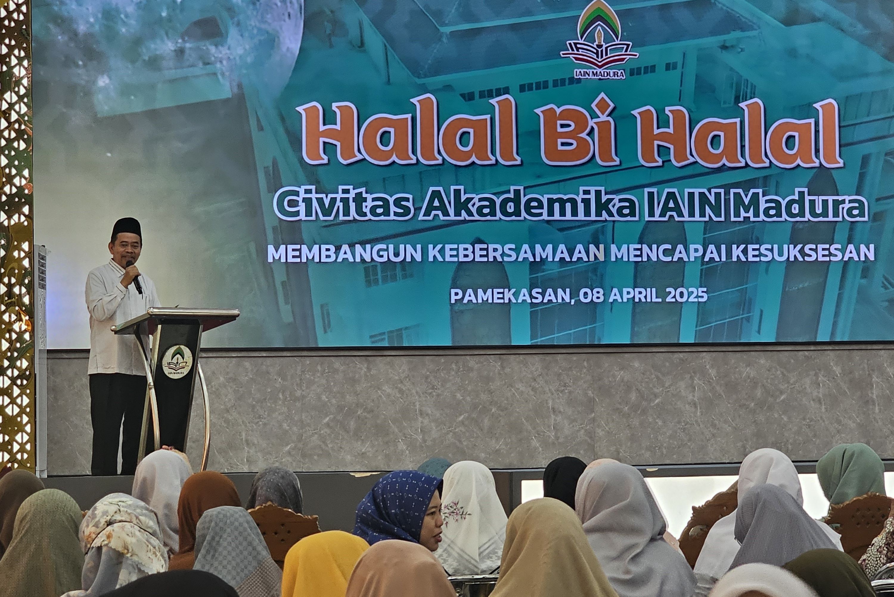 IAIN Madura Gelar Halal Bihalal 1446 H: "Membangun Kebersamaan Mencapai Kesuksesan"